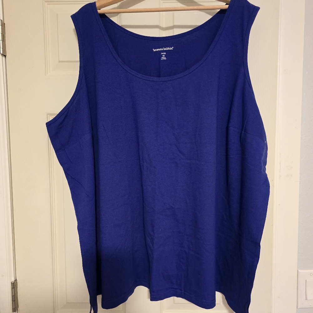 Women's Blue Tank Top